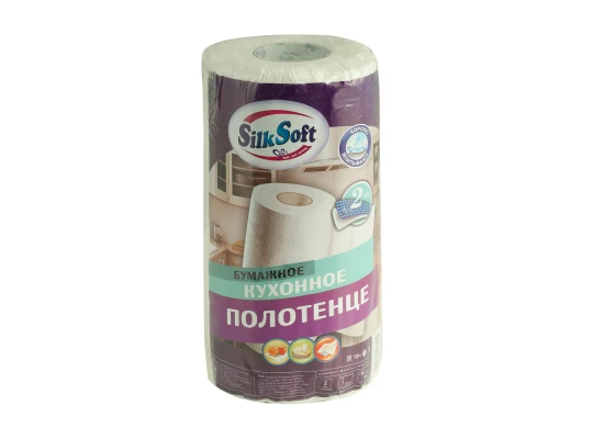 Paper towel SILK SOFT KITCHEN PAPER TOWEL 2 LAYER 1PC (243425 