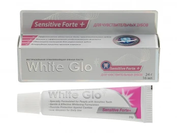 Уход за полостью рта WHITE GLO TOOTH PASTE WHITENING SENSITIVE FORTE PLUSE 24ML (000776) 