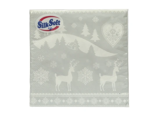 Салфетка SILK SOFT 20 ՀԱՏ 3Շ ՔԱՌԱԿՈՒՍԻ ԱՐԾԱԹԵ ԵՂՆԻԿՆԵՐ (981217) (094968) 