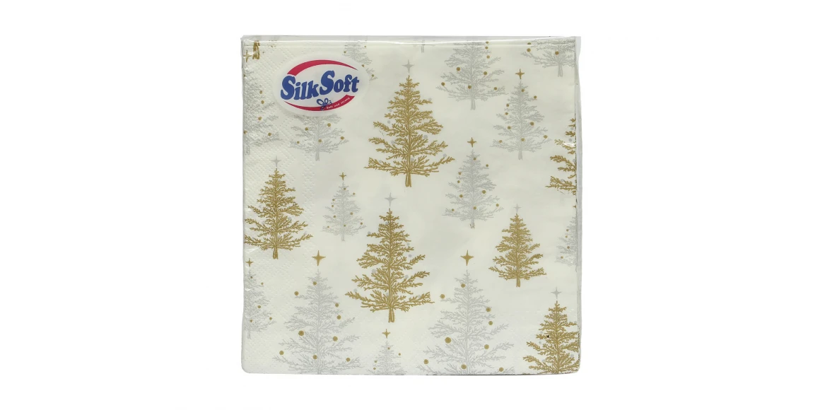 Անձեռոցիկ SILK SOFT 20 ՀԱՏ 3Շ ՔԱՌԱԿՈՒՍԻ ԱՐԾԱԹԵ ԵՎ ՈՍԿԵ ՏՈՆԱԾԱՌ (981255) 