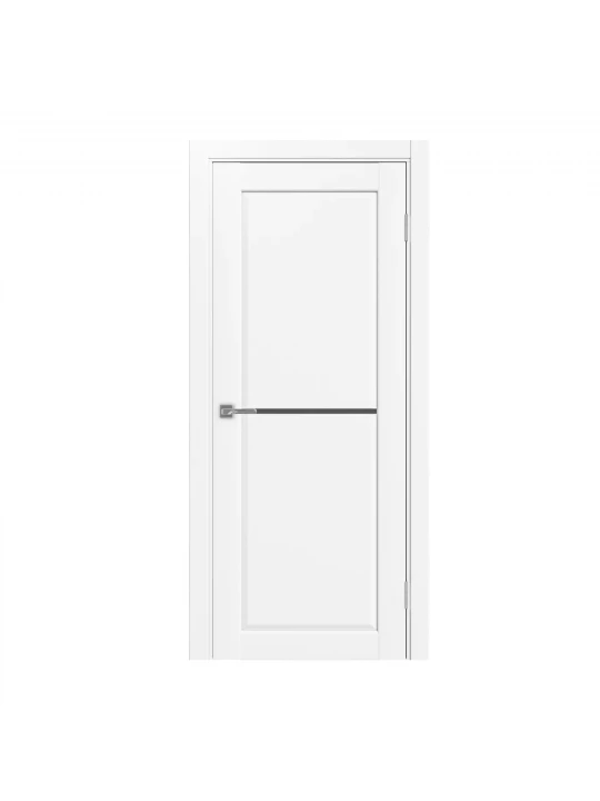 Room doors INDOORS GRACE 200 ЧЕРНОЕ СТЕКЛО ЛАКОБЕЛЬ WHITE CRYSTAL (3) 