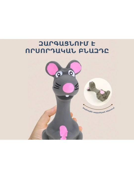 Կենդանիների խաղալիք OLASH PETS (030423MOUSE) (-147)