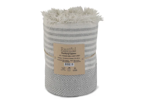 Плед RESTFUL AC 170X200 BBL LIGHT GREY 