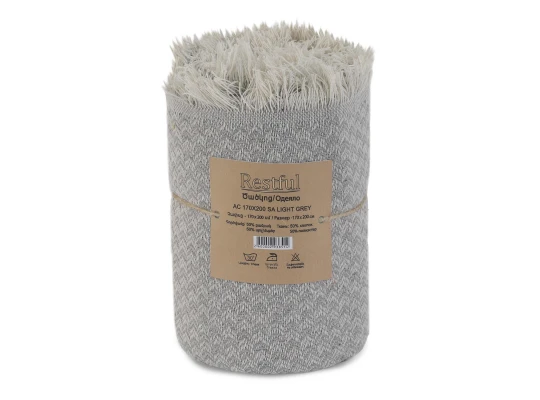 Плед RESTFUL AC 170X200 SA LIGHT GREY 