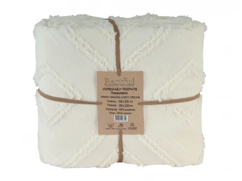 Покрывало RESTFUL NAKI01 250X250 LIGHT CREAM 