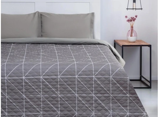 Bed cover SIMA-LAND ETEL 230X210 EURO GREY (5092822)