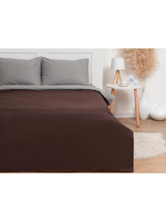 Покрывало SIMA-LAND LOVELIFE 200X210 EURO DARK BROWN (7581257)