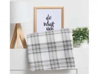 Plaid SIMA-LAND ЭКОНОМ И Я KLETKA 150X200 BLACK/WHITE (9849870)