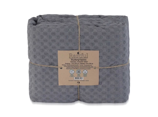 Ծածկոց RESTFUL TENCEL 210X230 GREY 
