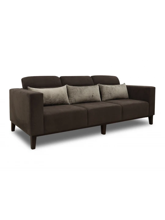 Sofa set HOBEL DALI 3+1+1 BROWN BREEZE 12/CAPPUCCINO MONACO 4 (3) 