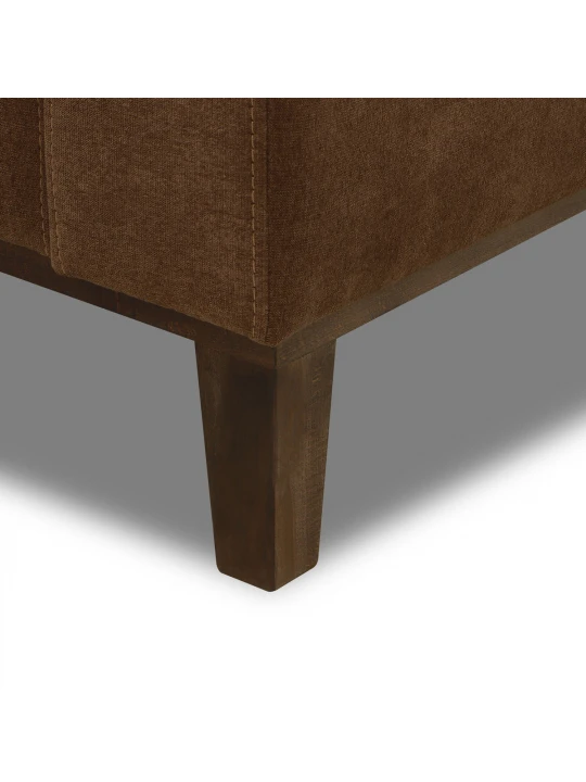 Sofa set HOBEL DALI 3+1+1 DARK BROWN BREEZE 12/CREAM FOREVER 910 (3) 