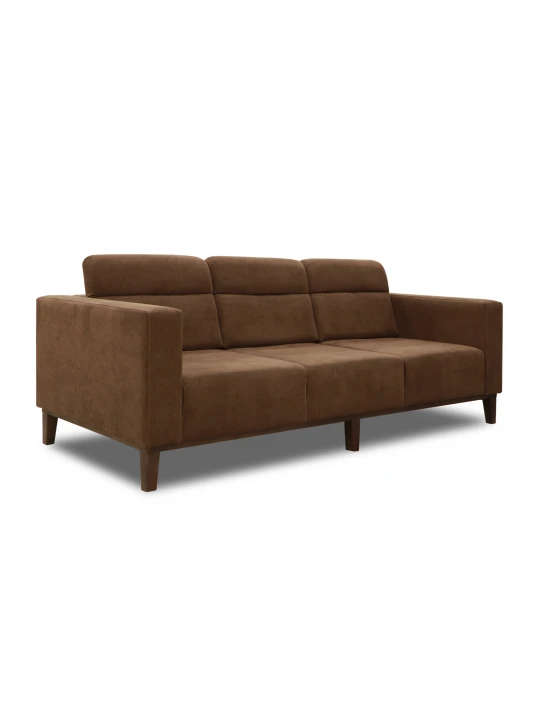 Sofa set HOBEL DALI 3+1+1 DARK BROWN BREEZE 12/CREAM FOREVER 910 (3) 