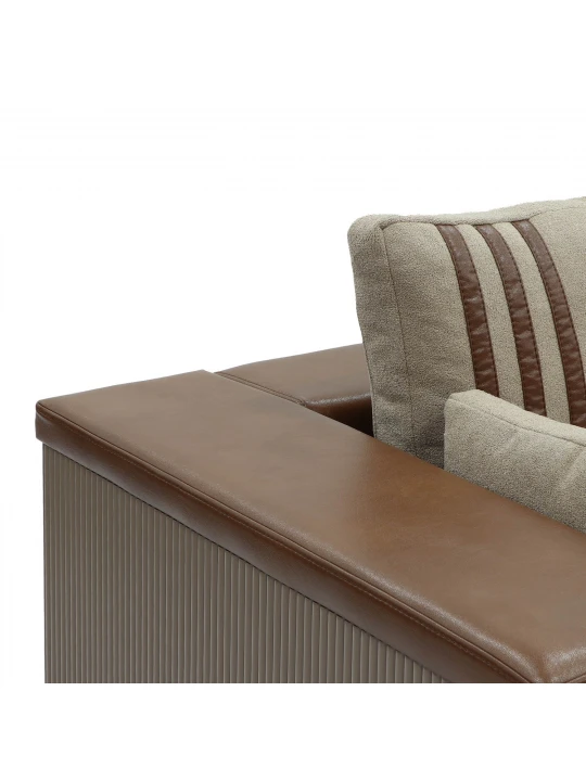 Гарнитур HOBEL FANDI 3+1+1 HONEY PHANTOM 6/BEIGE BUKLE 5 (3) 
