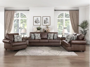 Sofa set HOMELEGANCE SIA 9260 DB-1/2/3 1+2+3. 