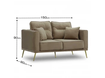 Sofa HOBEL ARMANDO 2 CAPPICCINO CATALANA 4 (1) 