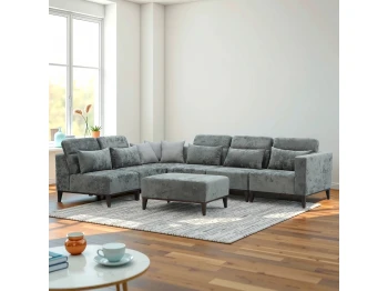 Sofa HOBEL CORNER DALI GREY MONACO 14/LIGHT GREY INFINITY 991 L (5) 