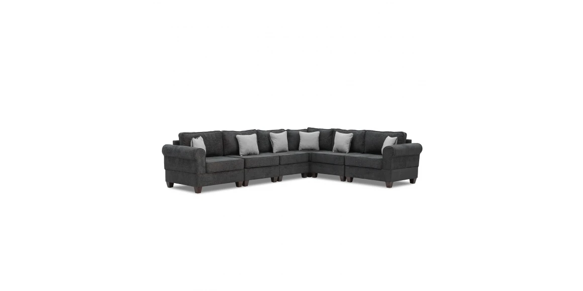 Բազմոց HOBEL CORNER EVA DARK GREY BETTO 1078/ GREY FOREVER 900 (6) 