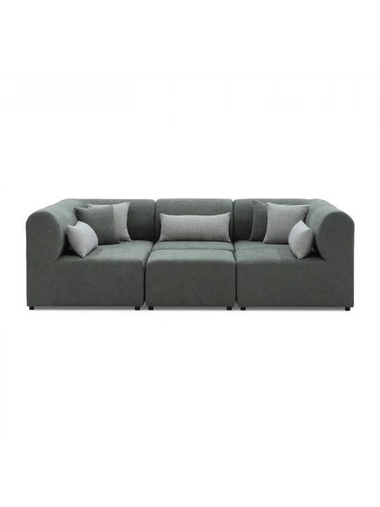 Диван HOBEL CORNER LEGO SOFT GREY BONCUK 24/GREY INFINITY 991 (6) 