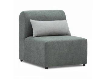 Кресло HOBEL LEGO SOFT 1 STR GREY BONCUK 24 (1) 