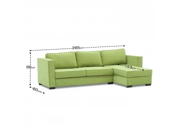 Sofa HOBEL CORNER ROSE GREEN VIVALDI 32 (4) 