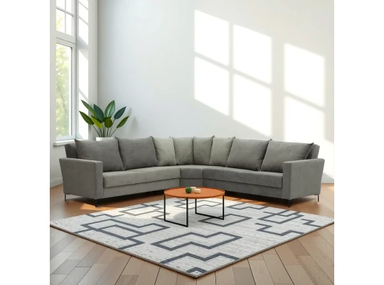 Sofa HOBEL CORNER VALENCIA CAPPUCCINO JAGUAR 06/ LIGHT CAPPUCCINO JAGUAR 03 (3) 