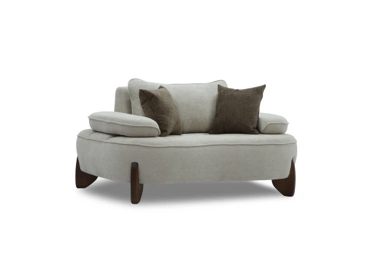 Բազկաթոռ HOBEL DANIA 1 STR CREAM BONCUK 4/ BROWN BEATTO 1012 (1) 