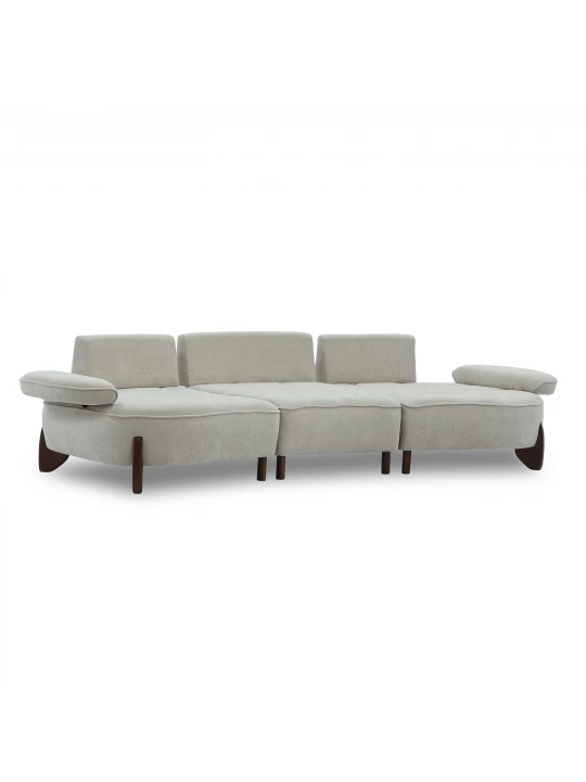 Диван HOBEL DANIA 3 STR CREAM BONCUK 4/ BROWN BEATTO 1012 (3) 