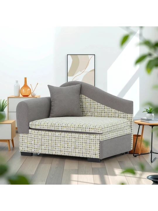 Sofa HOBEL KIDS LUX CAPPUCCINO SCANDI 19/ LAMENIA 1007 L (1) 