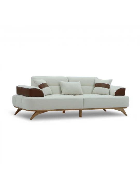 Sofa HOBEL MANHATTAN HONEY PHANTOM 6 /WHITE BONCUK 2 (1) 