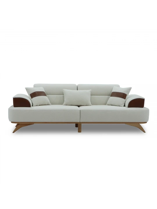 Sofa HOBEL MANHATTAN HONEY PHANTOM 6 /WHITE BONCUK 2 (1) 