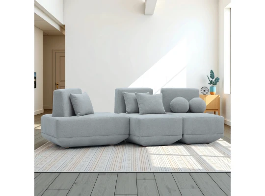 Sofa HOBEL PARMA LIGHT GREY BEATTO 1069 (3) 