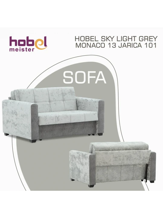 Բազմոց HOBEL SKY LIGHT GREY MONACO 13/ JARICA 101 (1) 