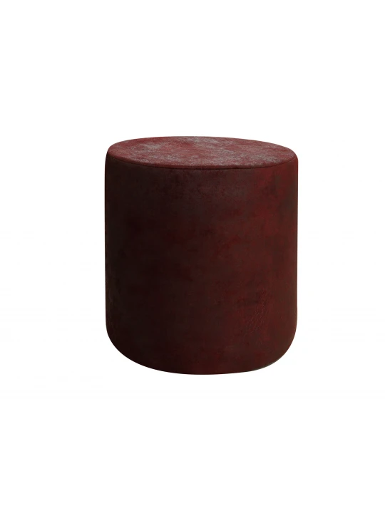 Табурет и пуф VEGA CIRCLE LEATHER. R40 COMBY (1) 