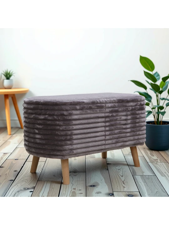 Stool & pouf HOBEL SONYA BIG MEGA TAUPE/GREY BUK 7 (1) 