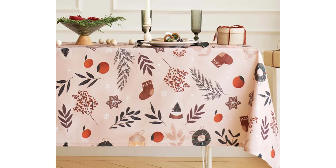 Tablecloth SIMA-LAND NEW YEAR DECORATION 149X220 cm (9896199)