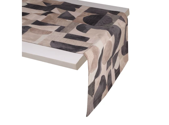 Скатерть VETEXUS VDS 45X220 DUCK GEOMETRY BEIGE (708553) 