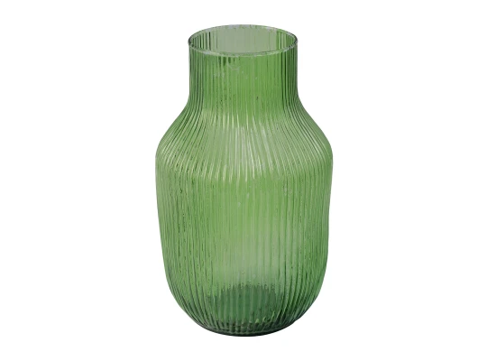 Vases KOOPMAN GLASS 120XH230MM STRIPES (233620) (YE1000530)