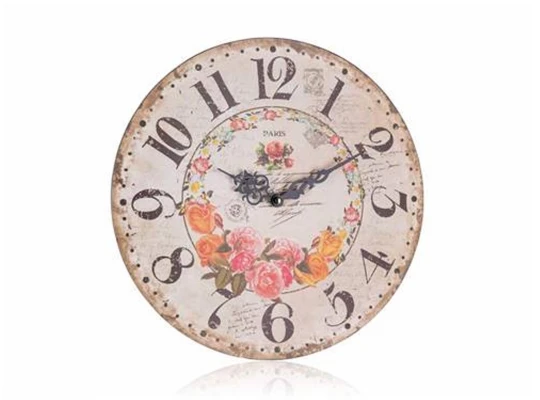 Wall clock BANQUET 65131052 ROSE 34CM 