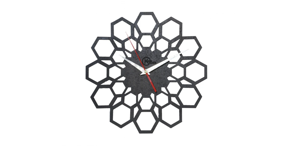Պատի ժամացույց KOCH 748104 BLACK 