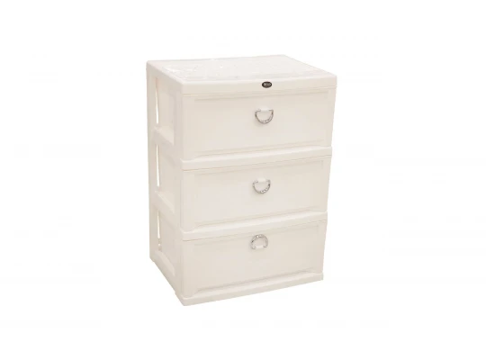 Plastic commode LIMON 151808 SEC.3 N2 WHITE 