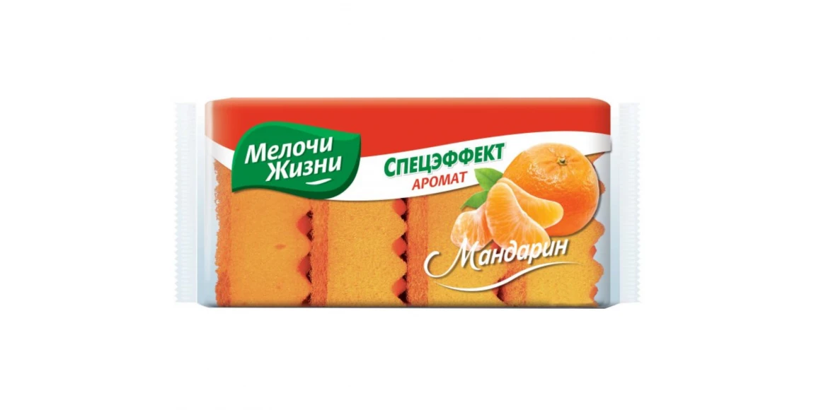 Кухонная губка  и скребок MELOCHI JIZNI ՄԱՆԴԱՐԻՆԻ ՀՈՏՈՎ 4 ՀԱՏ (330402) 