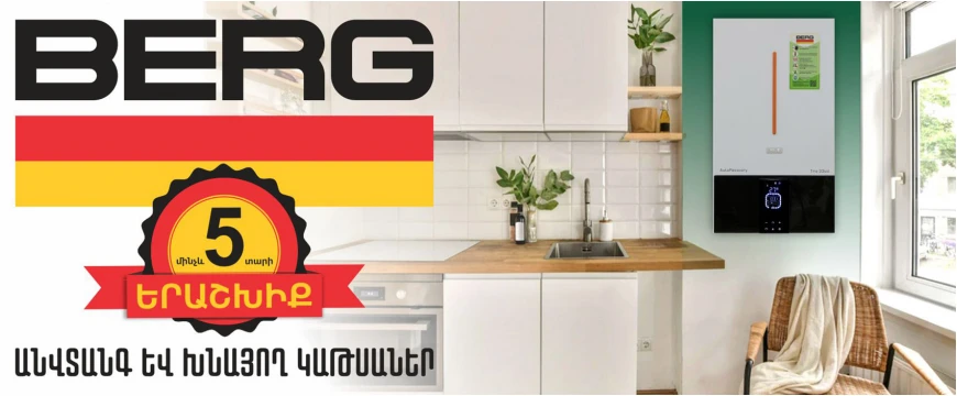 BERG ջեռուցման կաթսաներ ‼