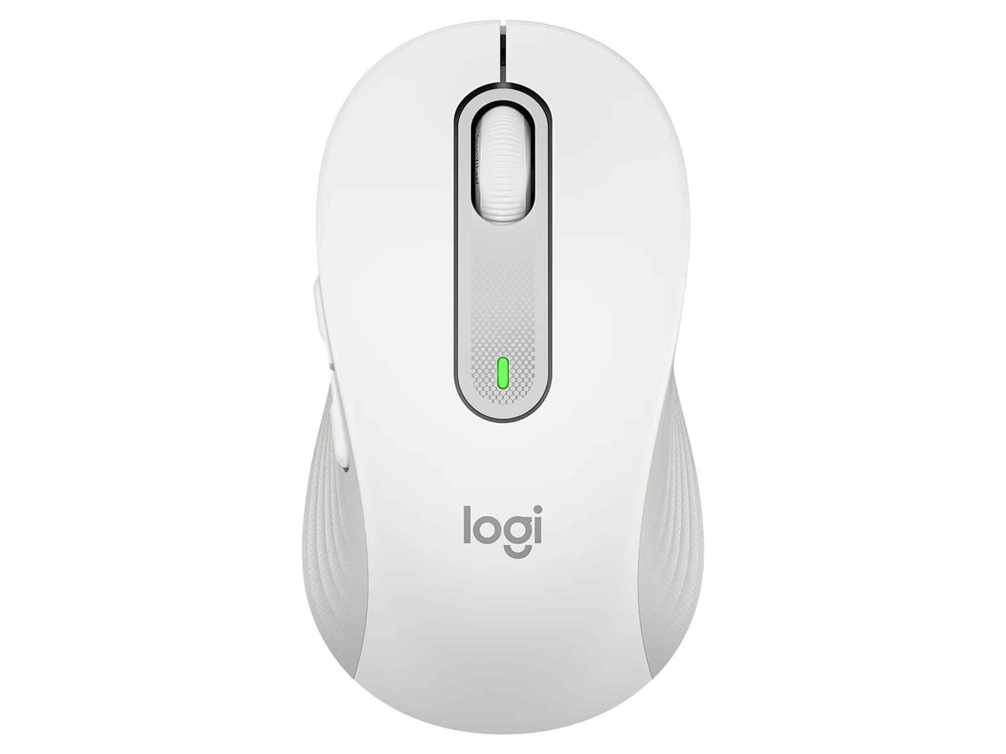კომპიუტერული მაუსი LOGITECH M650 SIGNATURE WIRELESS/BLUETOOTH (WHITE)