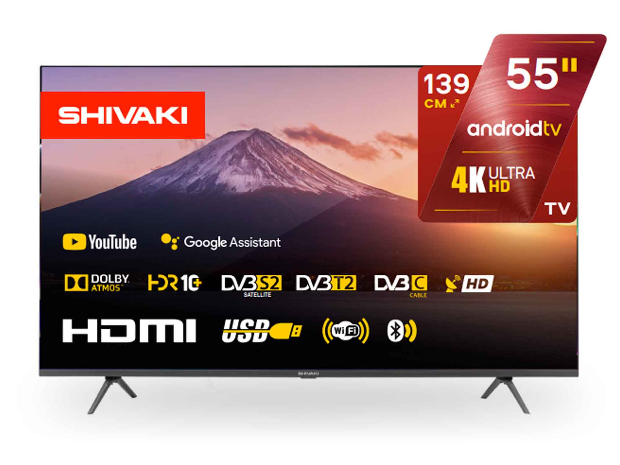 ტელევიზორი SHIVAKI S55LU8500 GREY