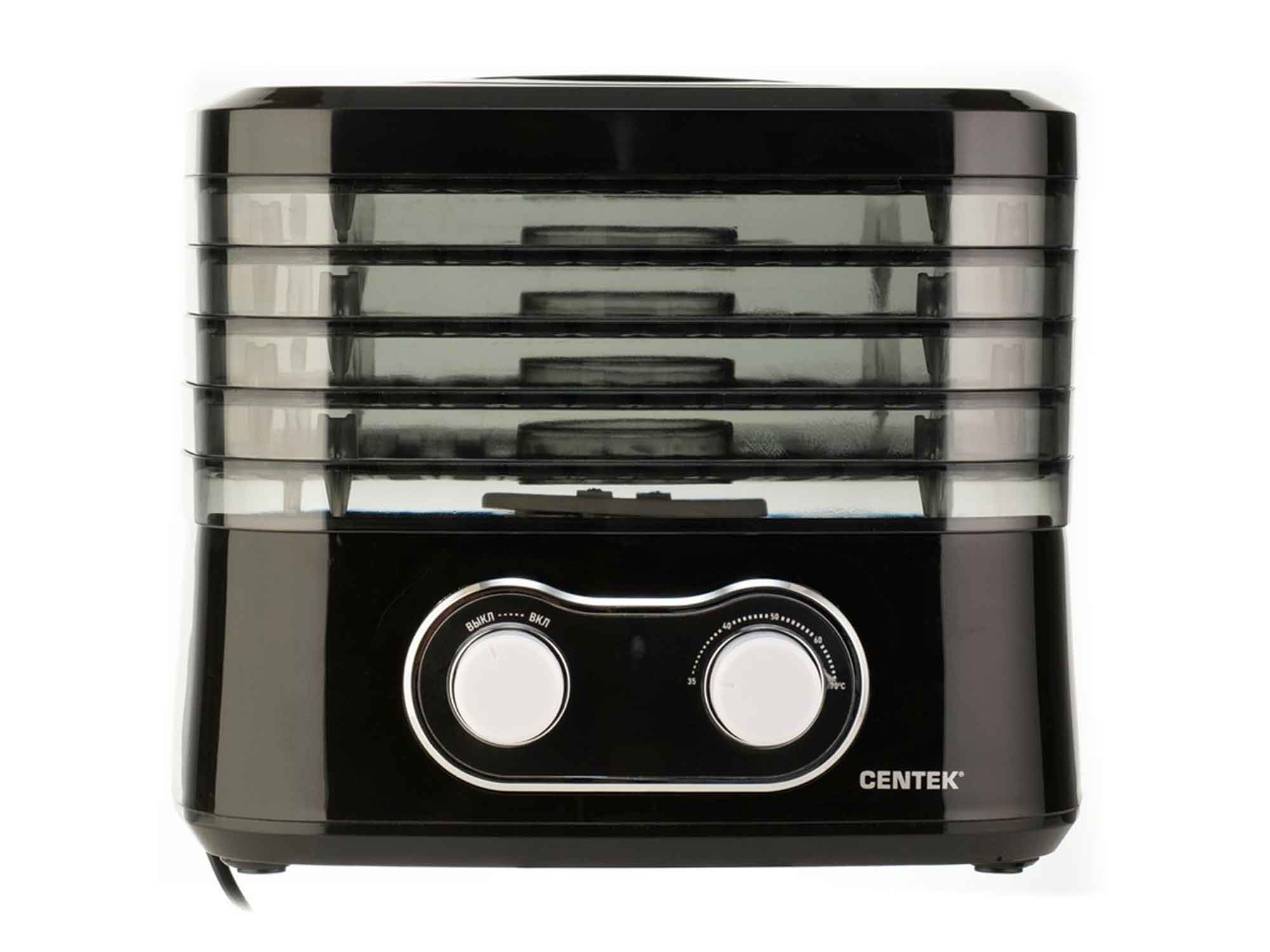   ბოსტნეულისა და ხილის საშრობი CENTEK CT-1659 BK