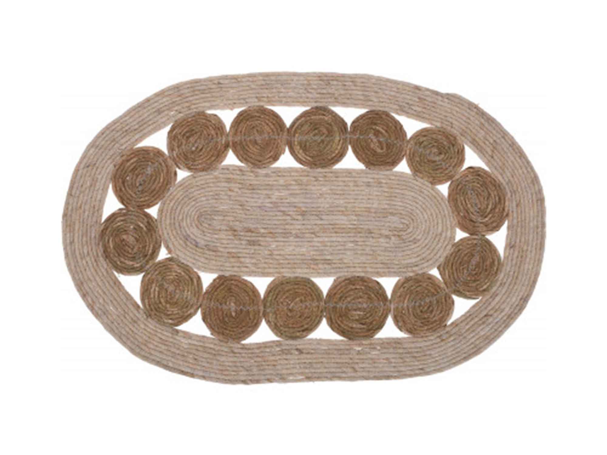 ხალიჩა KOOPMAN 80X50CM TRESSED OVAL