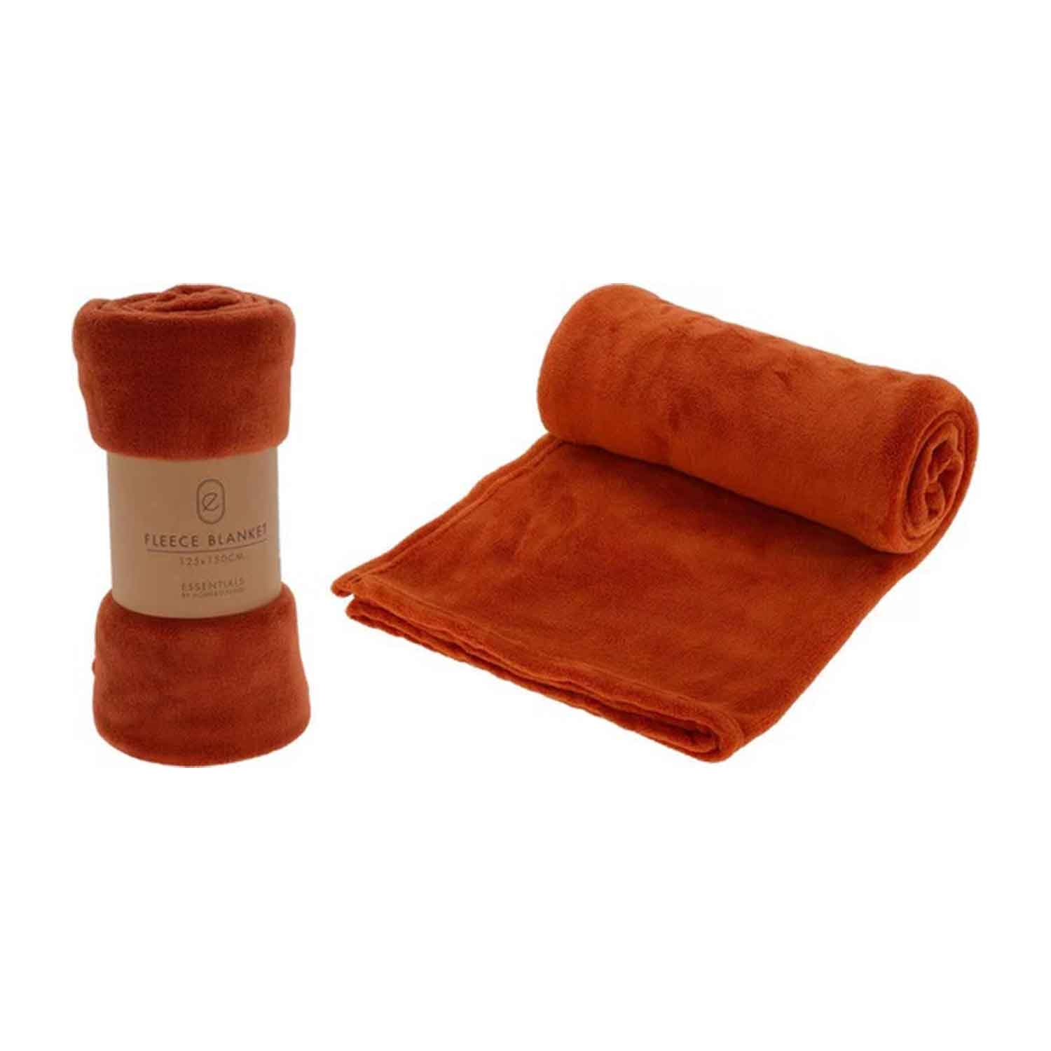 პლედი KOOPMAN 125X150CM FLEECE OCHRE (232555)