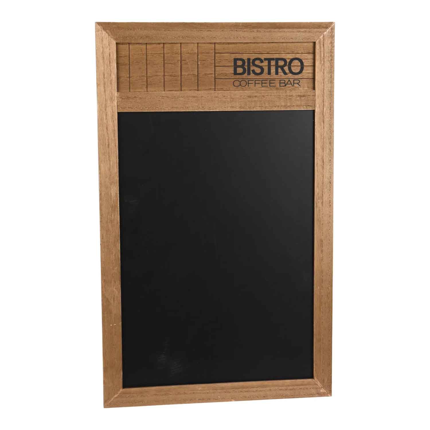 decorate objects KOOPMAN HZ1940110 BLACKBOARD BISTRO 34X0,8X55CM (682510)