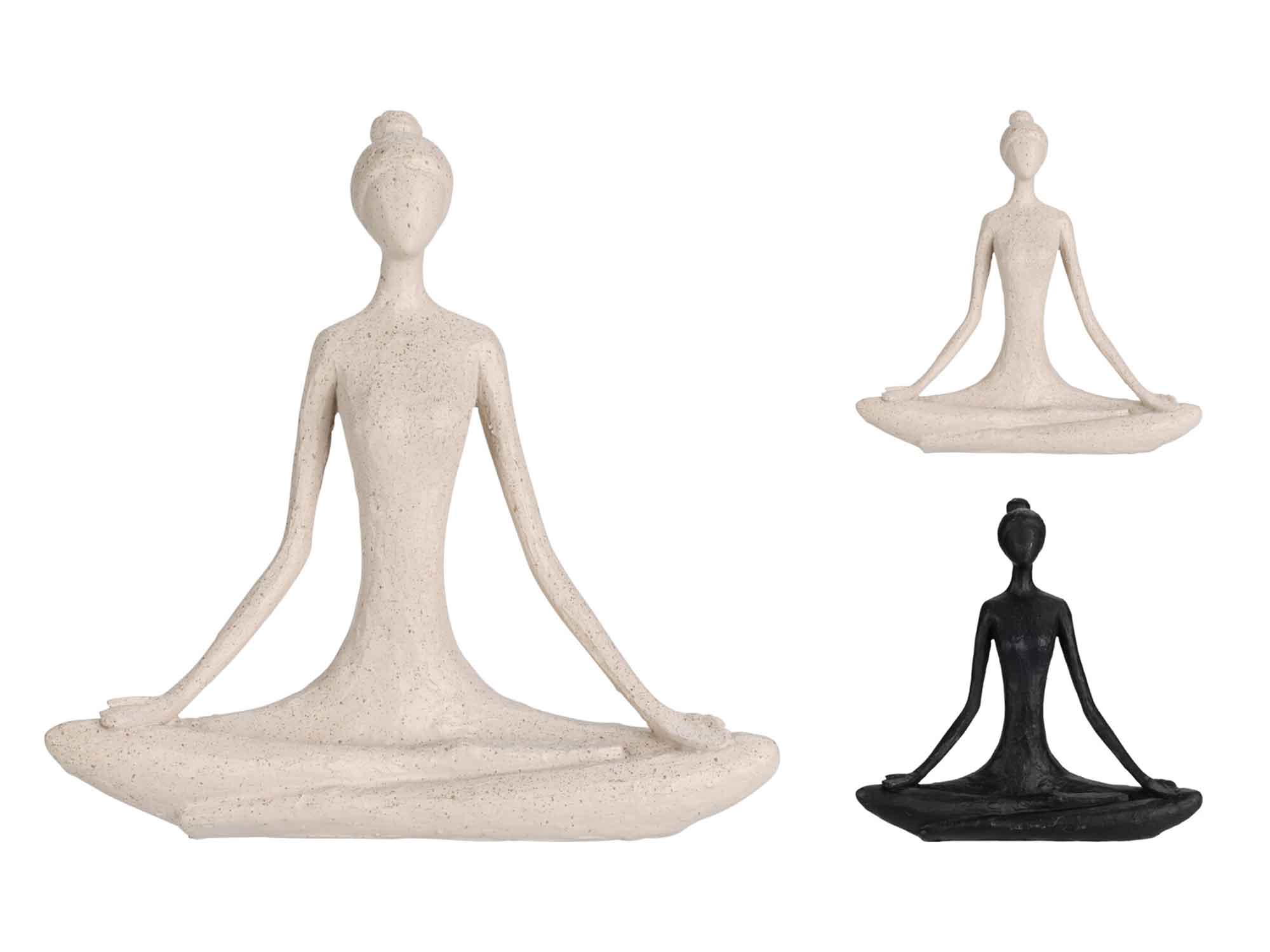 decorate objects KOOPMAN YOGA FIGURE SITTING 19X5X18.5CM