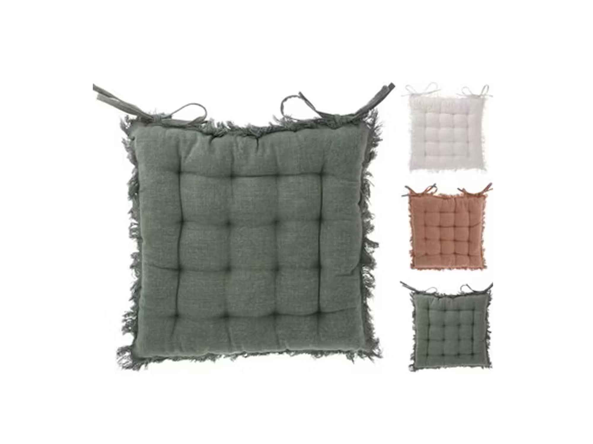 სკამის ბალიშები KOOPMAN 40X40CM 3ASS